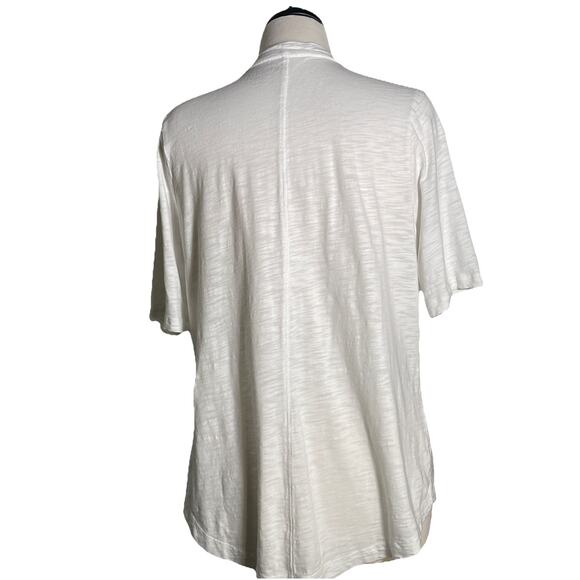 Chicos Ladies Size 2/L Top White V-neck - Picture 4 of 5